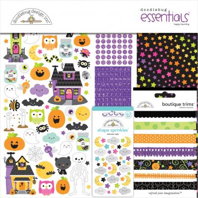 Doodlebug Happy Haunting Designpapier - Essentials Kit